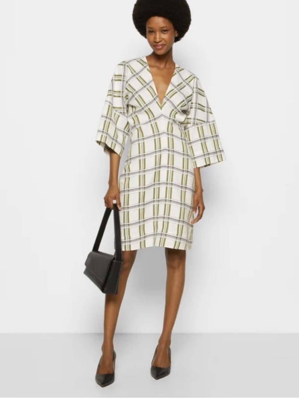 Victoria Beckham Deep V T Shirt Dress Size 6